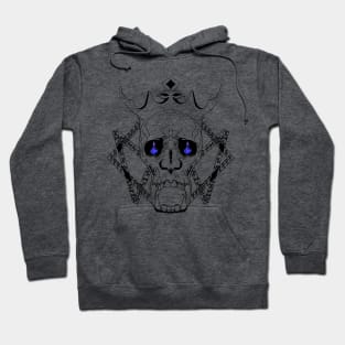 animated cranium Hoodie